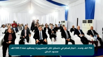 754 ألف وحدة.. إنجاز ضخم في «سكن لكل المصريين» يستفيد منه 640.5 ألف محدود الدخل